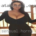 Sensual horny women